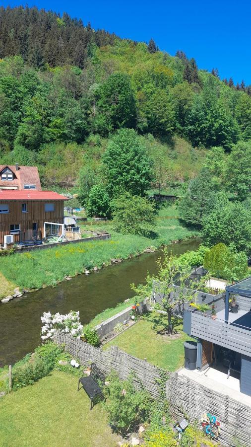 Ferienwohnung Am Enzufer Mit Balkon In Bad Wildbad Im Schwarzwald Dış mekan fotoğraf